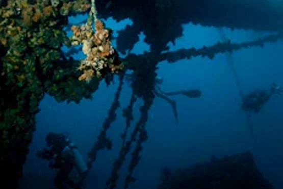 Wreck diving near Malapascua Island