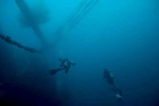 Wreck diving near Malapascua Island