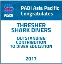PADI Online Recognition Award 2017