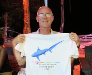 Steve Tapply, guest extraordinaire with Thresher Shark Divers Malapascua